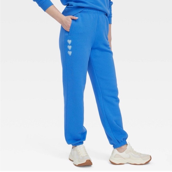 Roller Rabbit Blue Heart Joggers - Picture 2 of 2